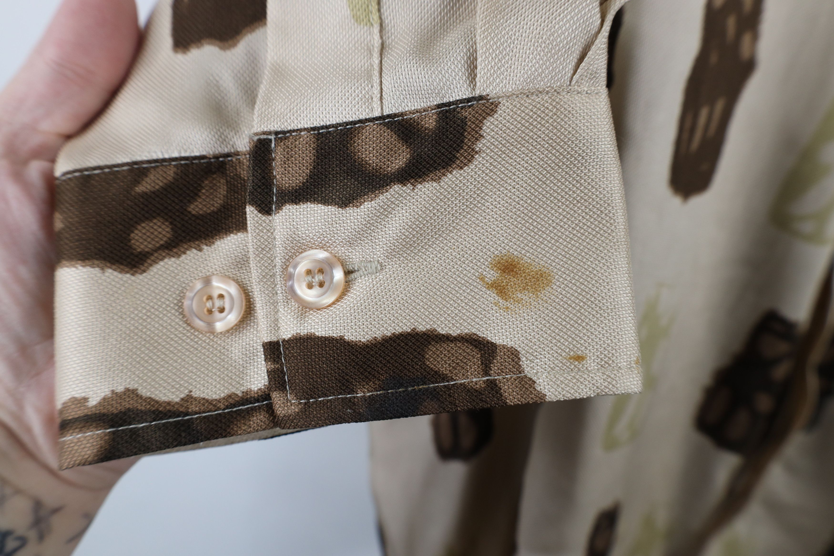 Gemelli × Vintage Vintage 90s Genelli Silk Long Sleeve Collared Button Shirt Size US XXL / EU 58 / 5 - 4 Thumbnail