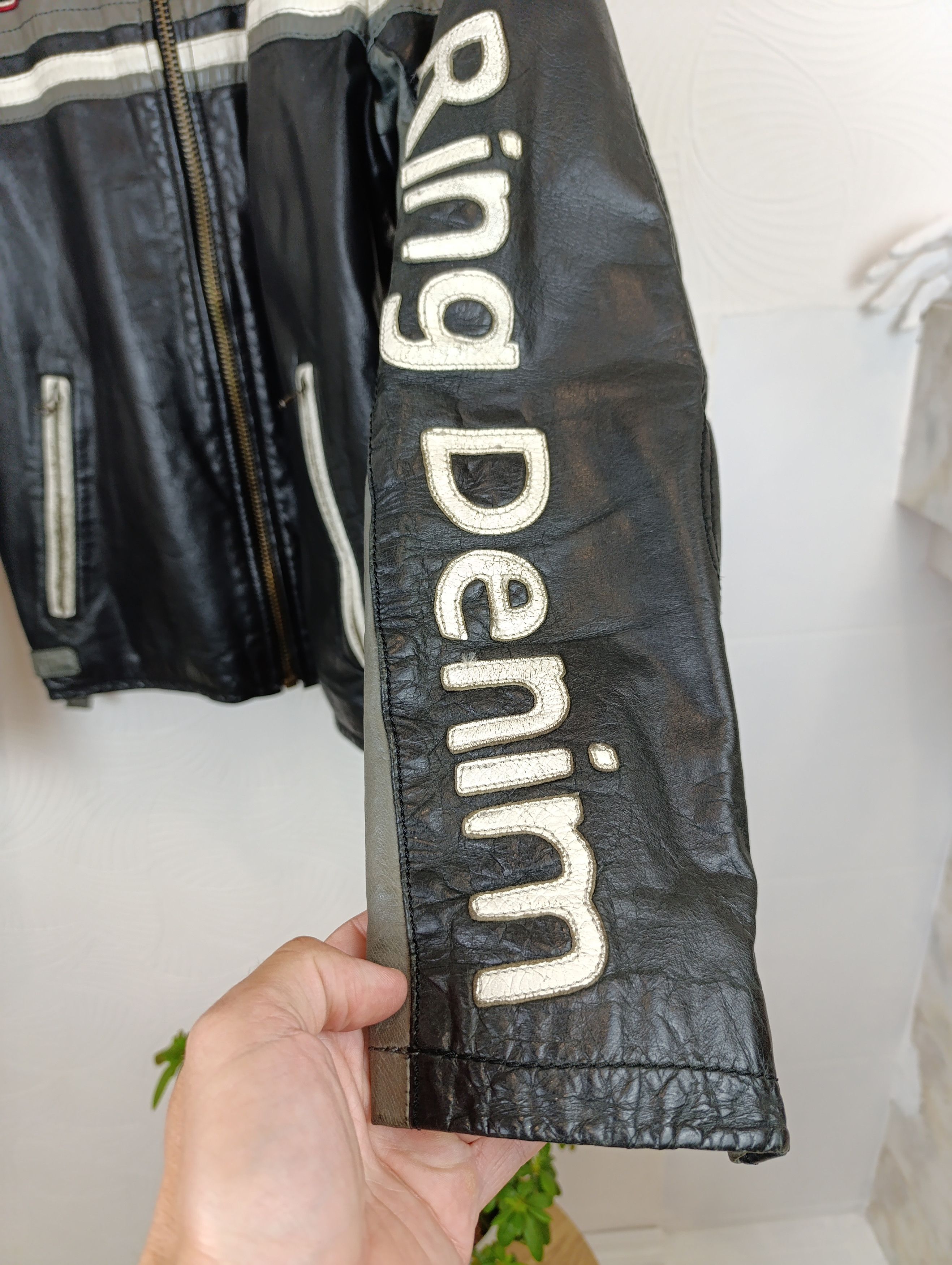 Genuine Leather × Vintage VINTAGE SNAPSHOT RACING MOTORCYCLE LEATHER BIKER JACKET Size US M / EU 48-50 / 2 - 4 Thumbnail