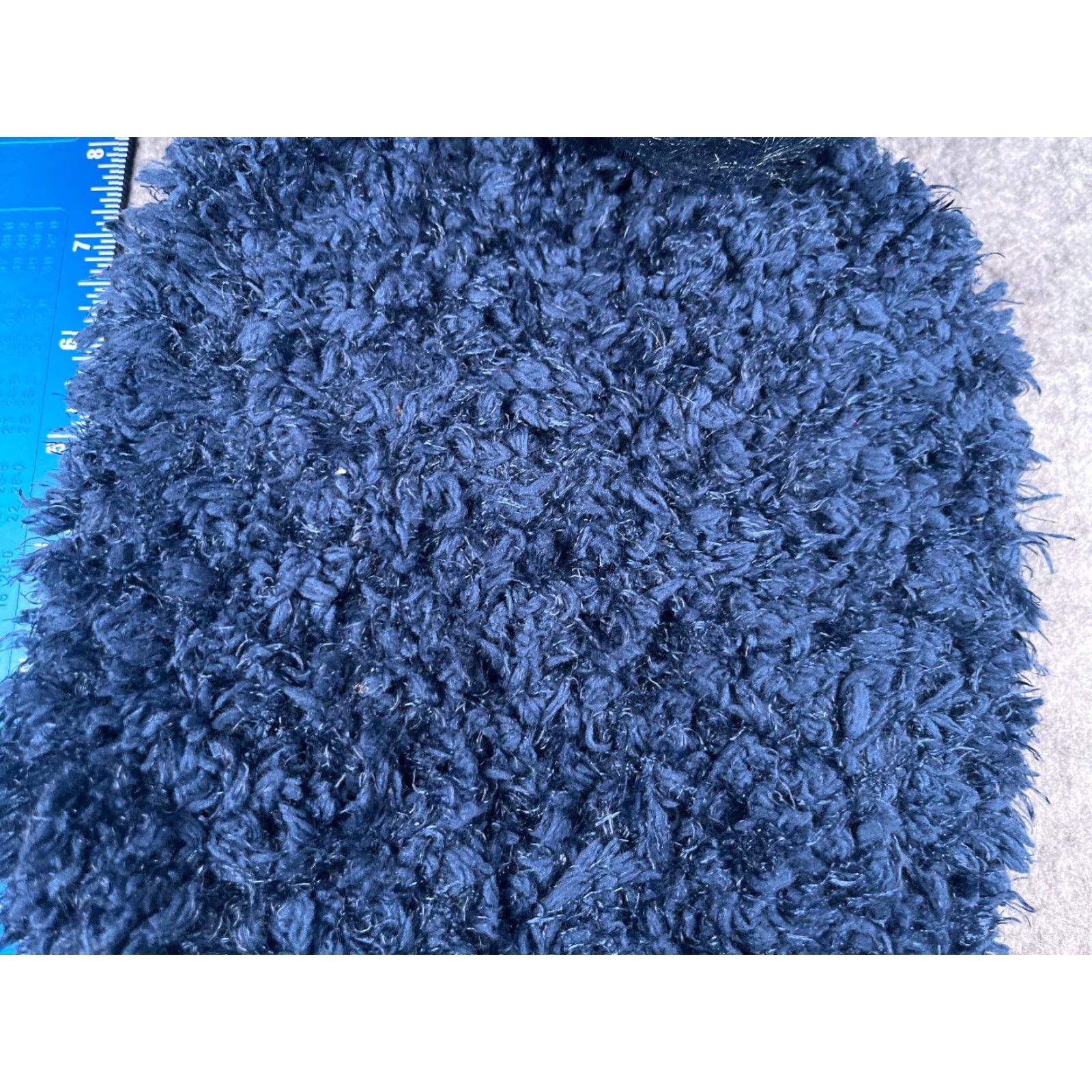 Vintage VINTAGE Wonder Nation Beanie Hat Womens One Size Blue Knit Acrylic Faux Fur Fuzzy Pom Ski Winter Fashion Size ONE SIZE - 2 Thumbnail