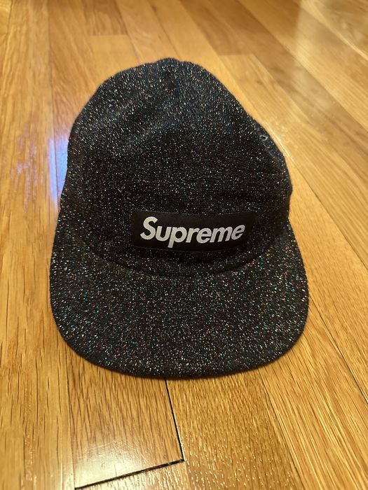 Supreme glitter terry camp cap online