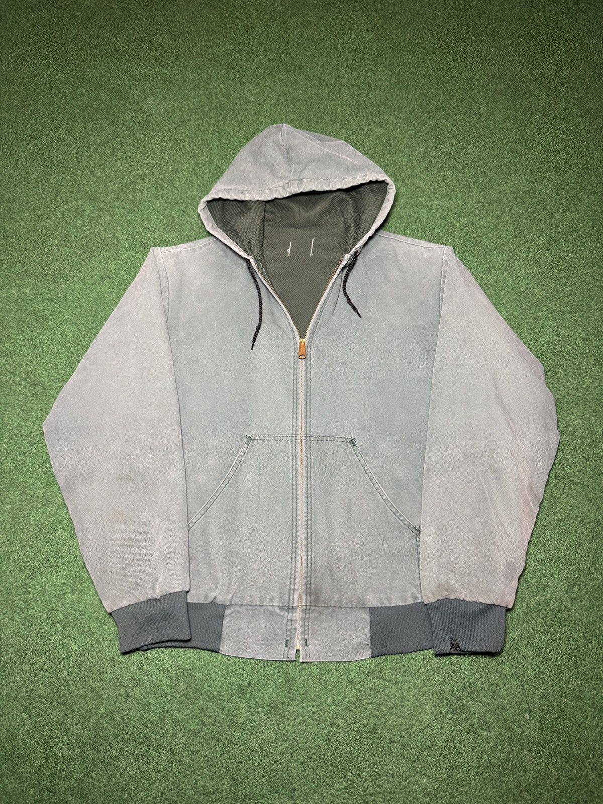 Carhartt Vintage 70s Carhartt Quick Duck RARE Talon Zipper Jacket Size US L / EU 52-54 / 3 - 1 Thumbnail