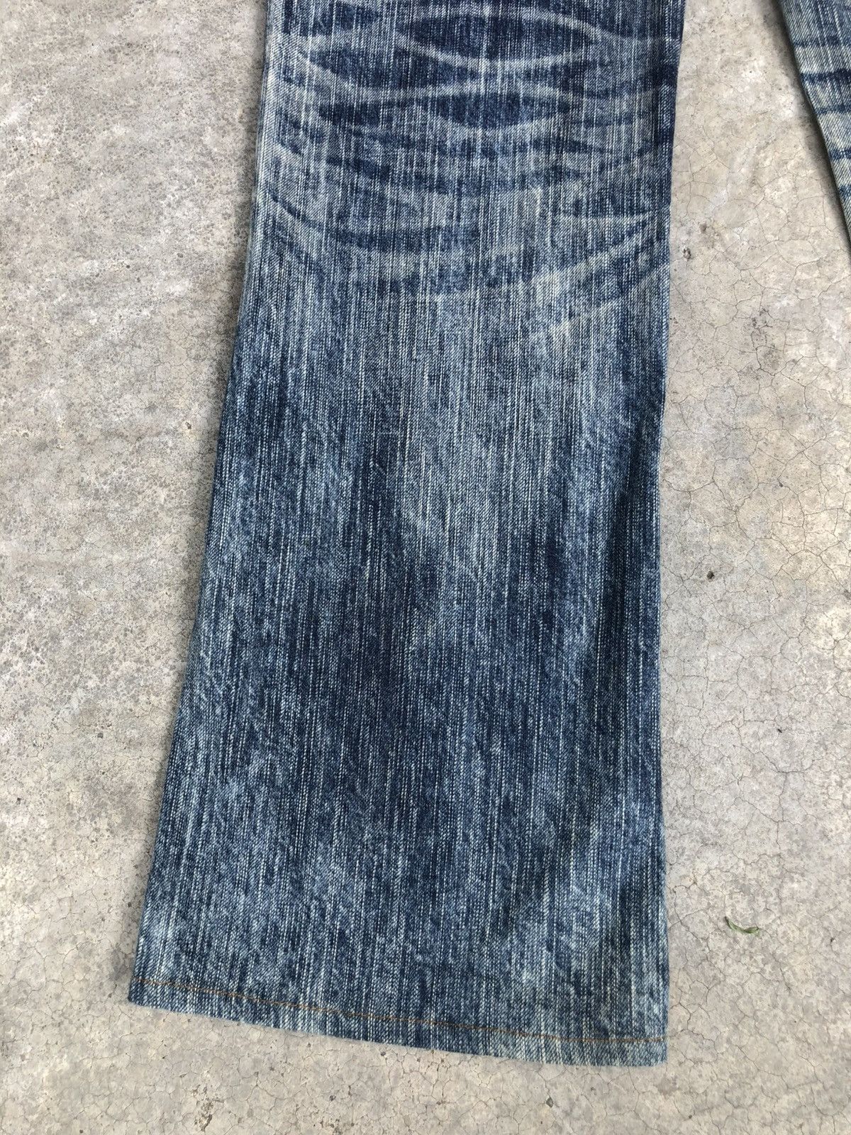 Hysteric Glamour Japanese Edwin XV Flared Jeans Distressed Denim Size US 32 / EU 48 - 11 Thumbnail