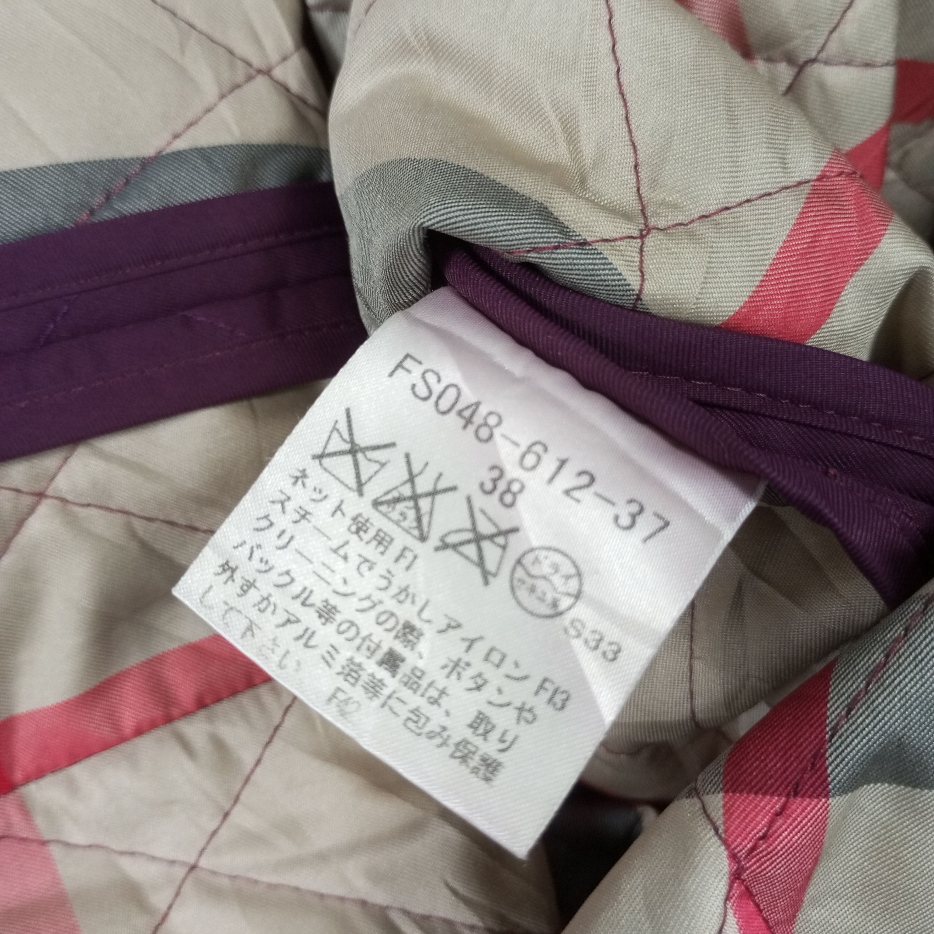 Burberry × Vintage Burberry London Fashion Brand Custom Art Jacket Size XS / US 0-2 / IT 36-38 - 10 Thumbnail