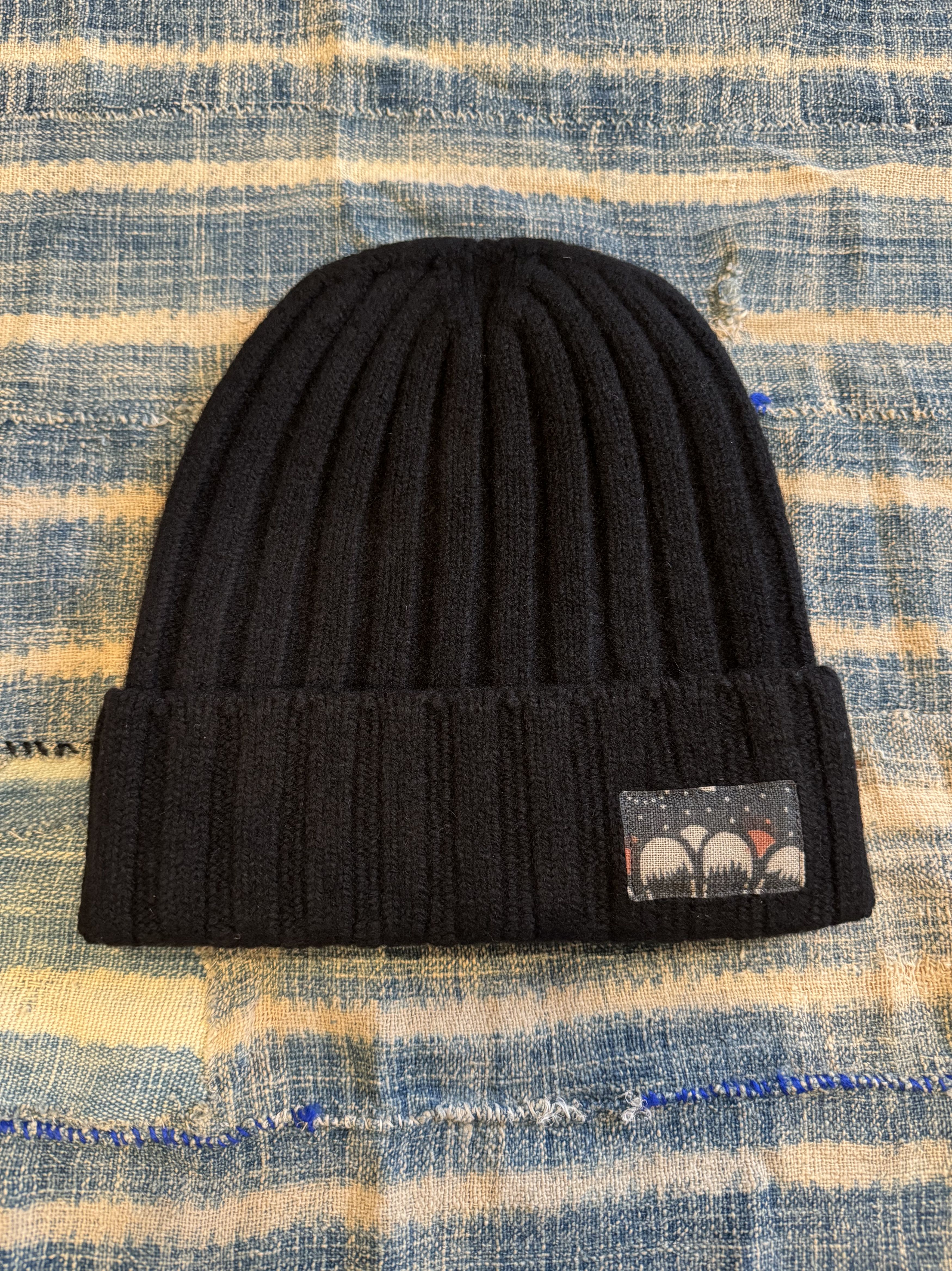 image of Visvim Ict Knit Cap in Black, Men's