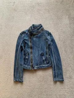 Japanese Brand Vintage street punk washed faded ripped denim jacket Size US XL / EU 56 / 4 - 2 Thumbnail