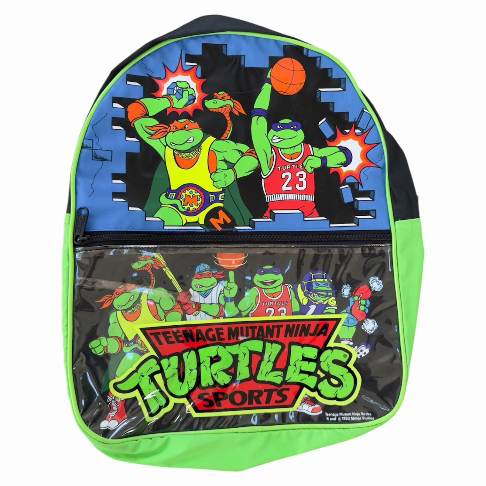 Mirage 1993 TMNT Teenage Mutant Ninja Turtles Sports Backpack NWOT Size ONE SIZE - 1 Thumbnail