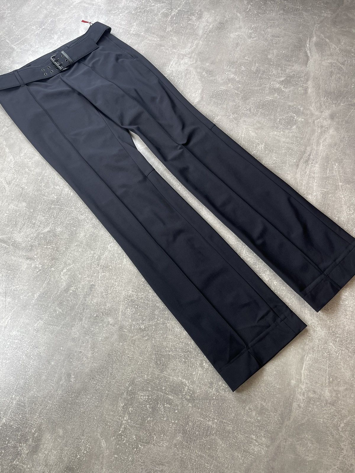 Prada Prada Linea Rossa Tech Archive Flared Pants Nylon Belted Size 30" / US 8 / IT 44 - 3 Thumbnail