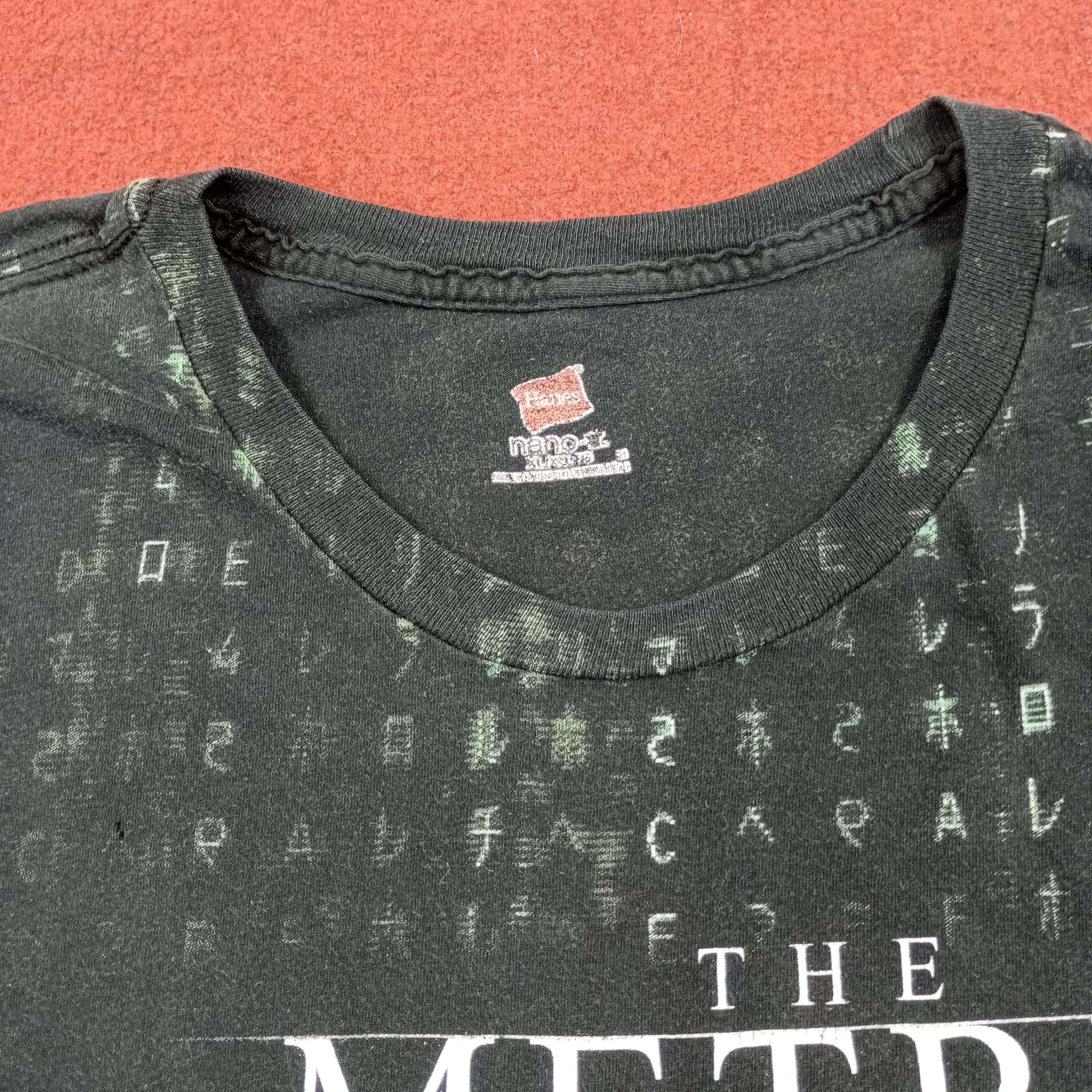 Vintage The Matrix Action Movie Streetwear Tshirt Size US XL / EU 56 / 4 - 5 Thumbnail