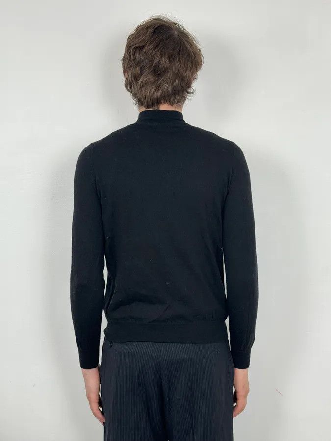 AW2021 Prada Minimalist Black Wool Sweater