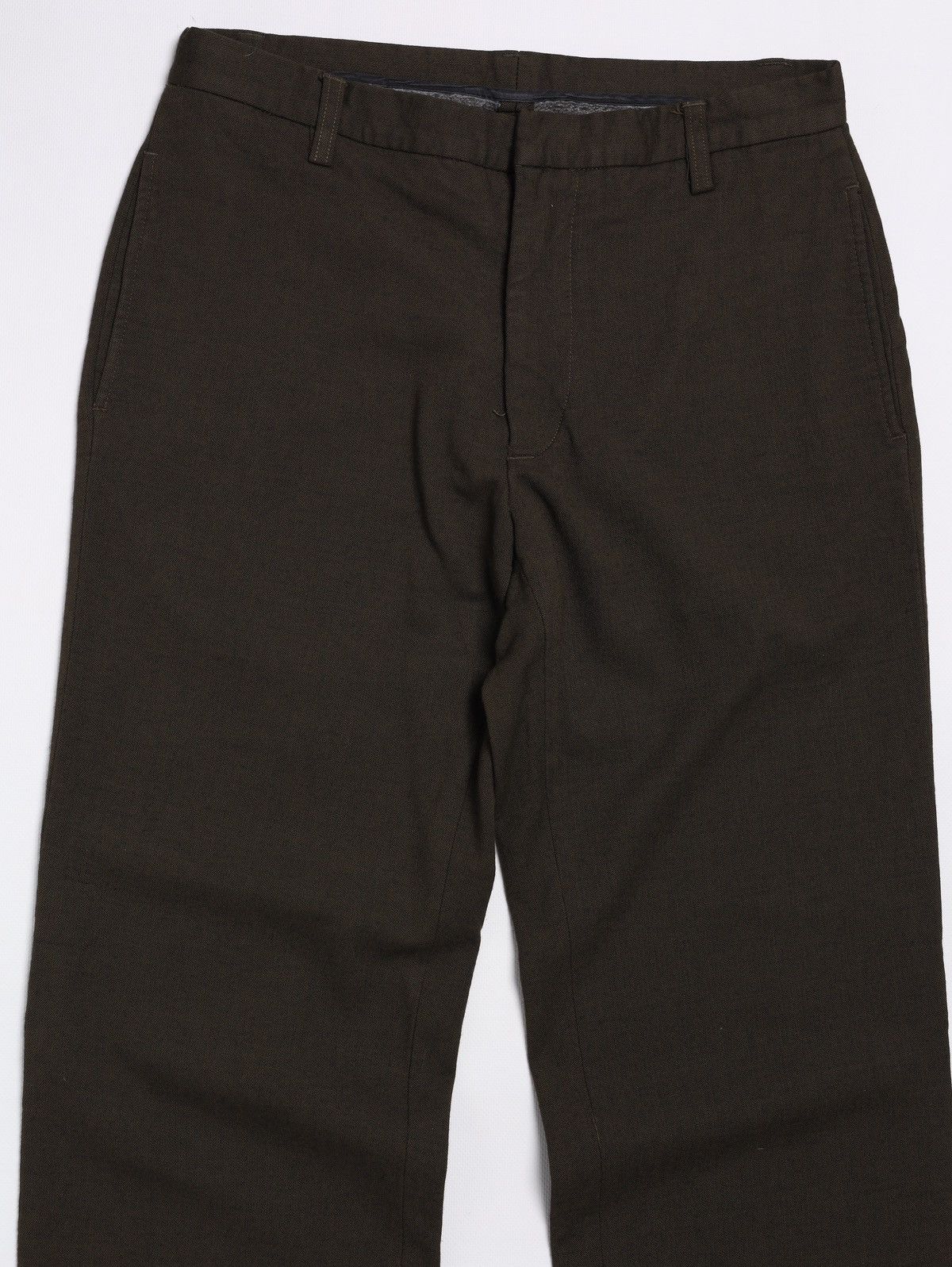 Dirk Bikkembergs Bikkembergs Vintage Viscose Pants Khaki Olive Green Trousers Size US 30 / EU 46 - 5 Thumbnail