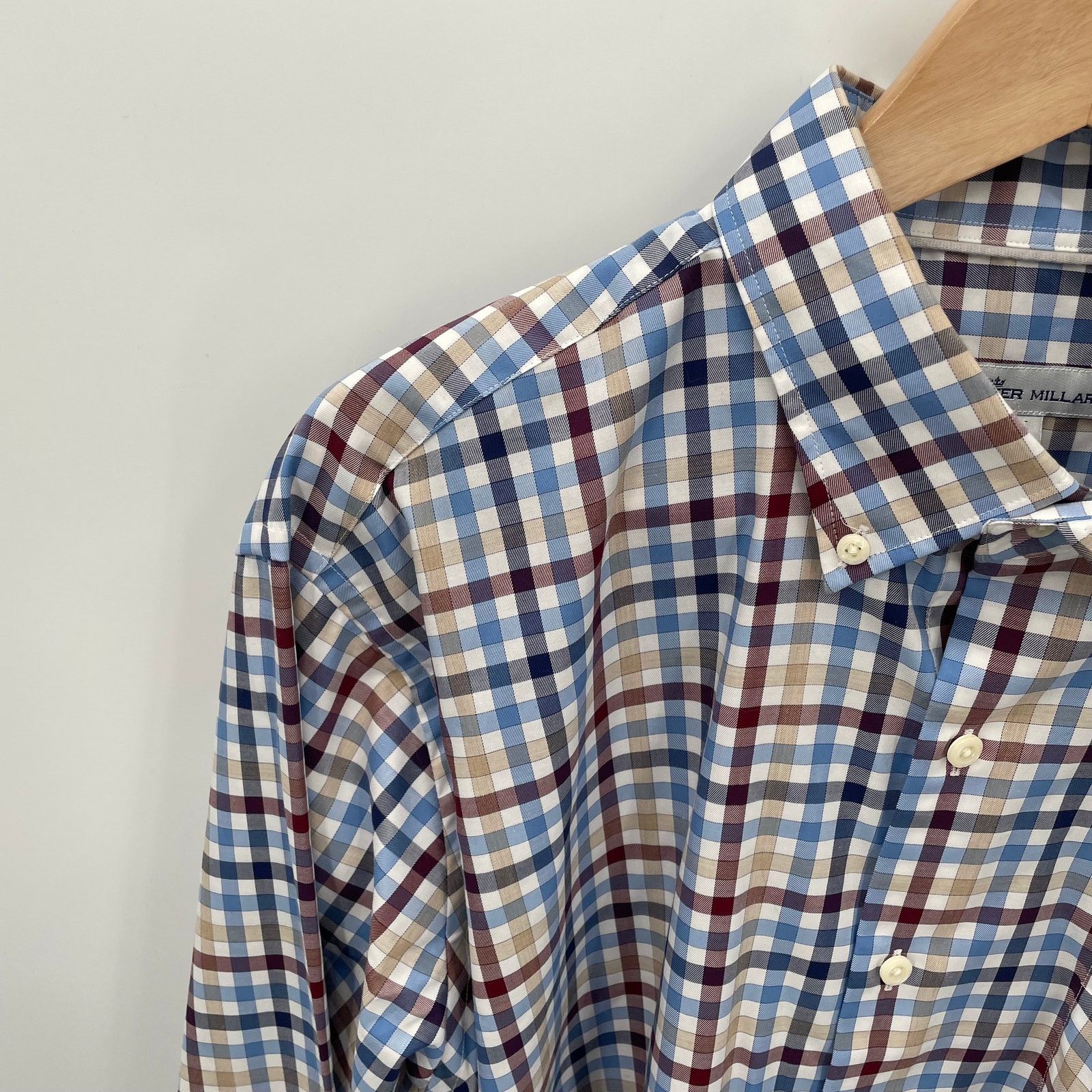 Peter Millar PETER MILLAR Premium Cotton Button Down Shirt // XL Size US XL / EU 56 / 4 - 7 Thumbnail