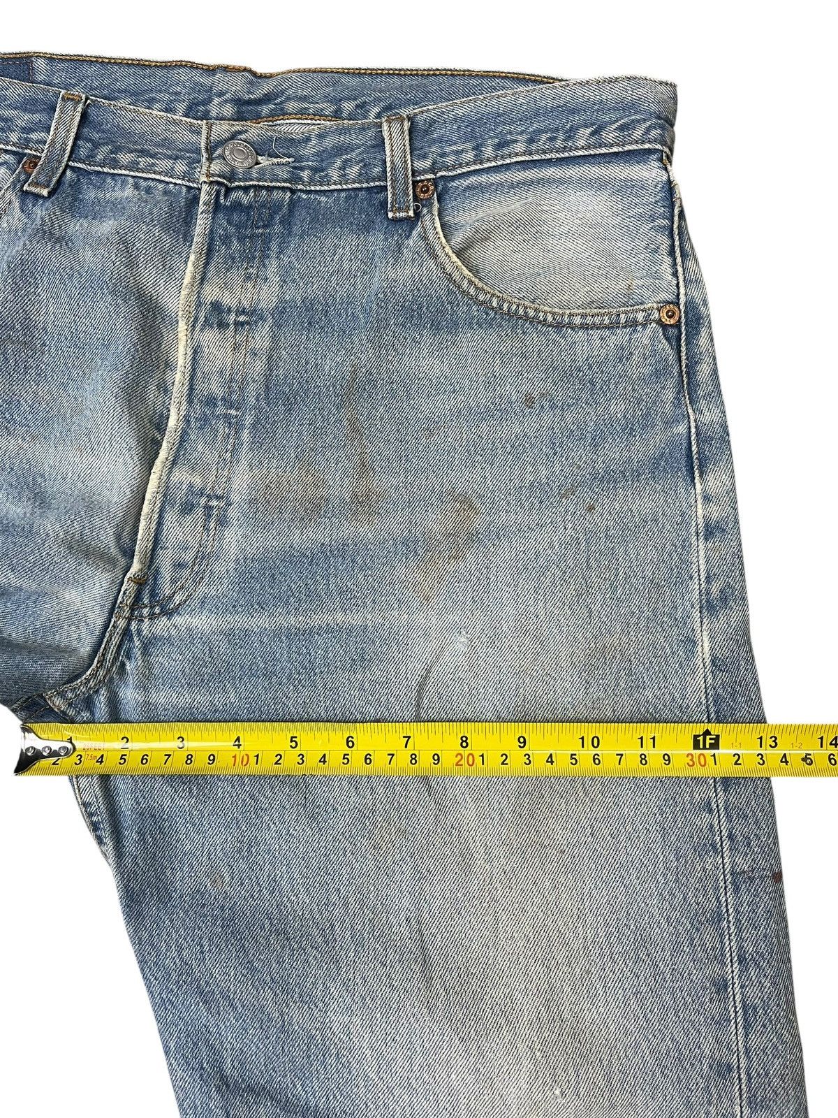 Levi's Vintage Levi’s 501 Jeans Faded Distressed Streetwear Size US 36 / EU 52 - 11 Thumbnail