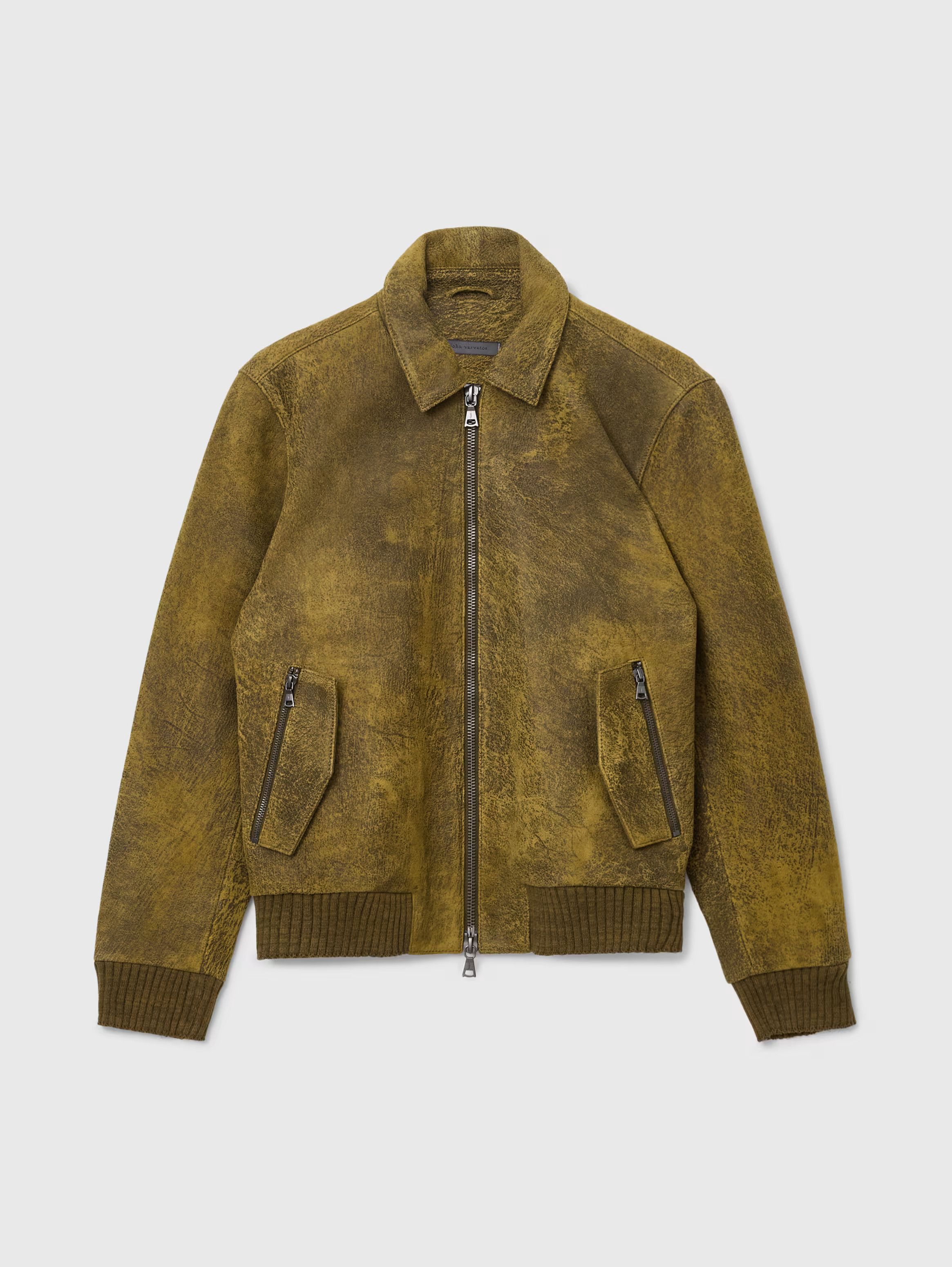 John Varvatos $2,498 JOHN VARVATOS Leather Moto Bomber Jacket Size US M / EU 48-50 / 2 - 4 Thumbnail