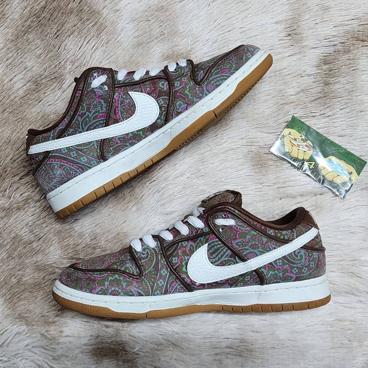 Nike Nike Sb Dunk Low Paisley Brown Size US 8.5 / EU 41-42 - 7 Thumbnail