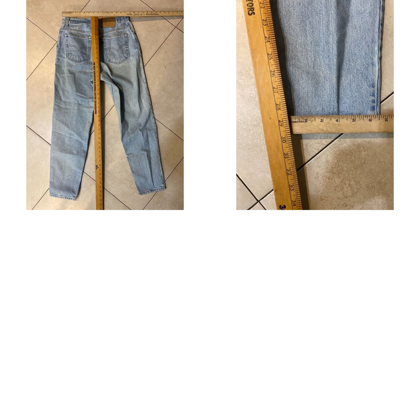 Levi's VINTAGE Levi's 551 Jeans Womens High Rise Relaxed Tapered Leg Blue USA Made Sz 12 Size 34" / US 12 / IT 48 - 8 Thumbnail