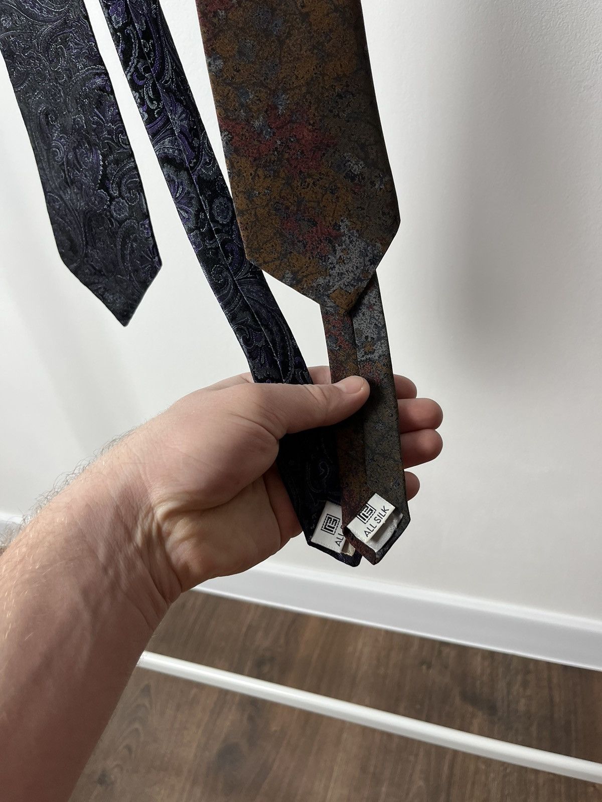 Pierre Balmain x2 Pierre Balmain Paris Silk Tie Size ONE SIZE - 4 Thumbnail
