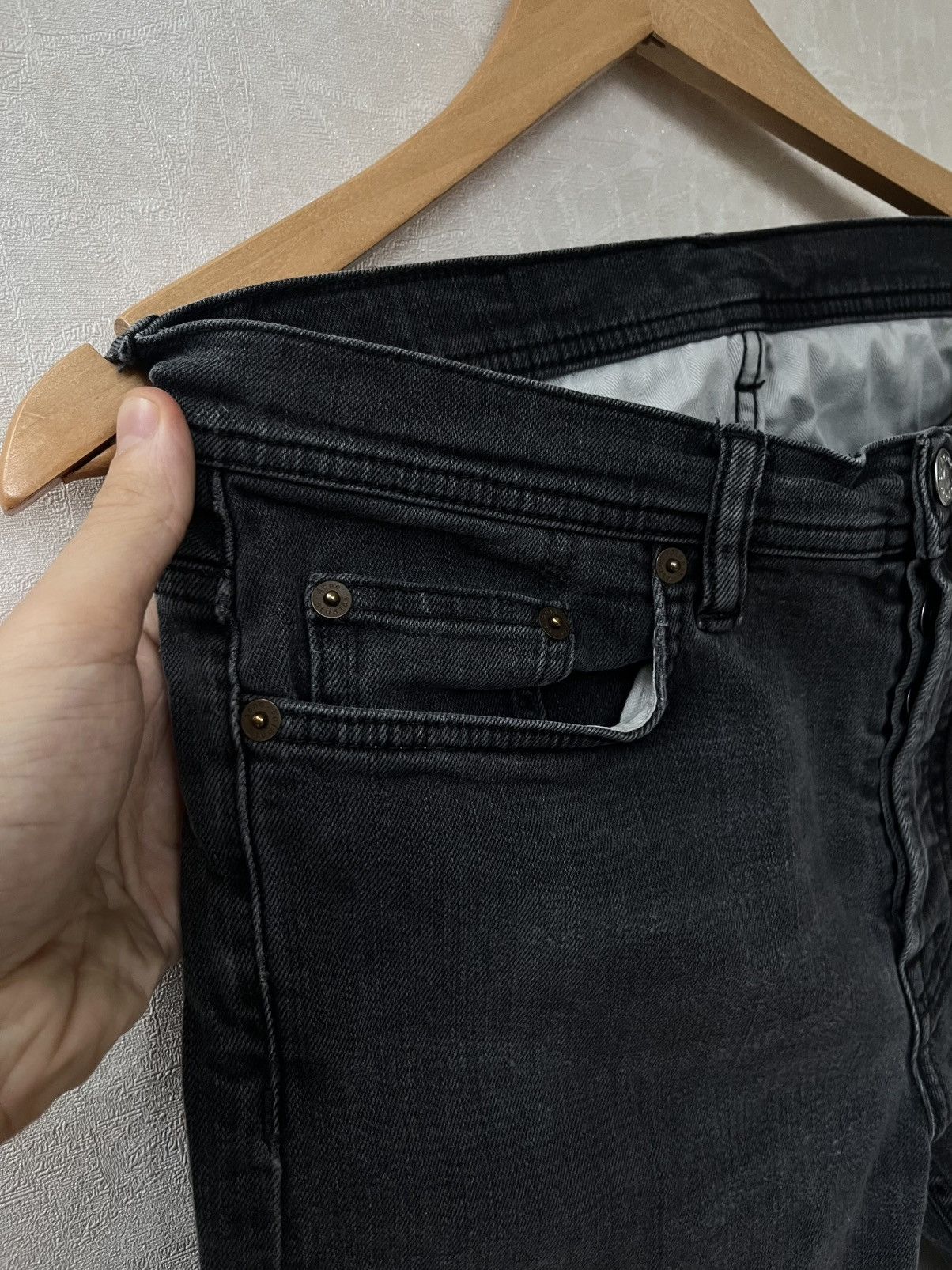 Acne Studios Acne Studios River Used Black Men's Jeans Size US 30 / EU 46 - 3 Thumbnail