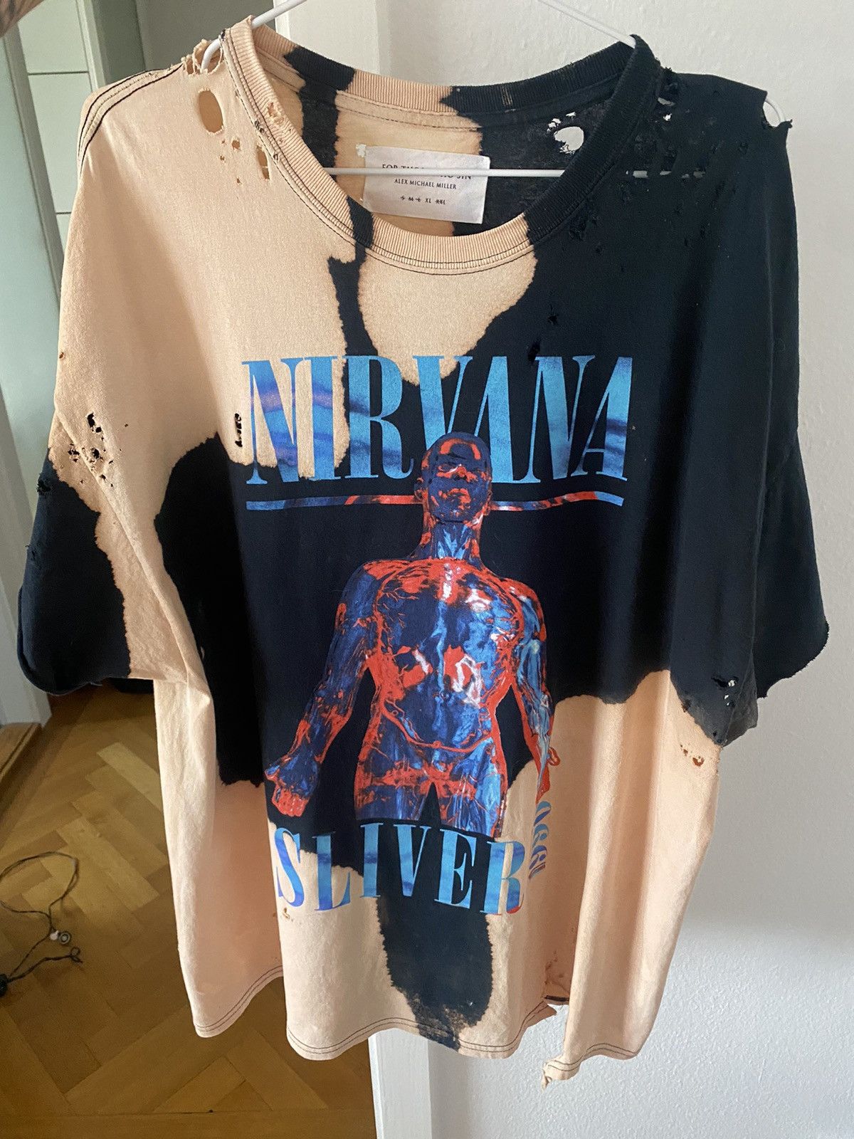 For Those Who Sin For Those Who Sin Distressed Vintage Nirvana Band Shirt Size US XL / EU 56 / 4 - 1 Thumbnail