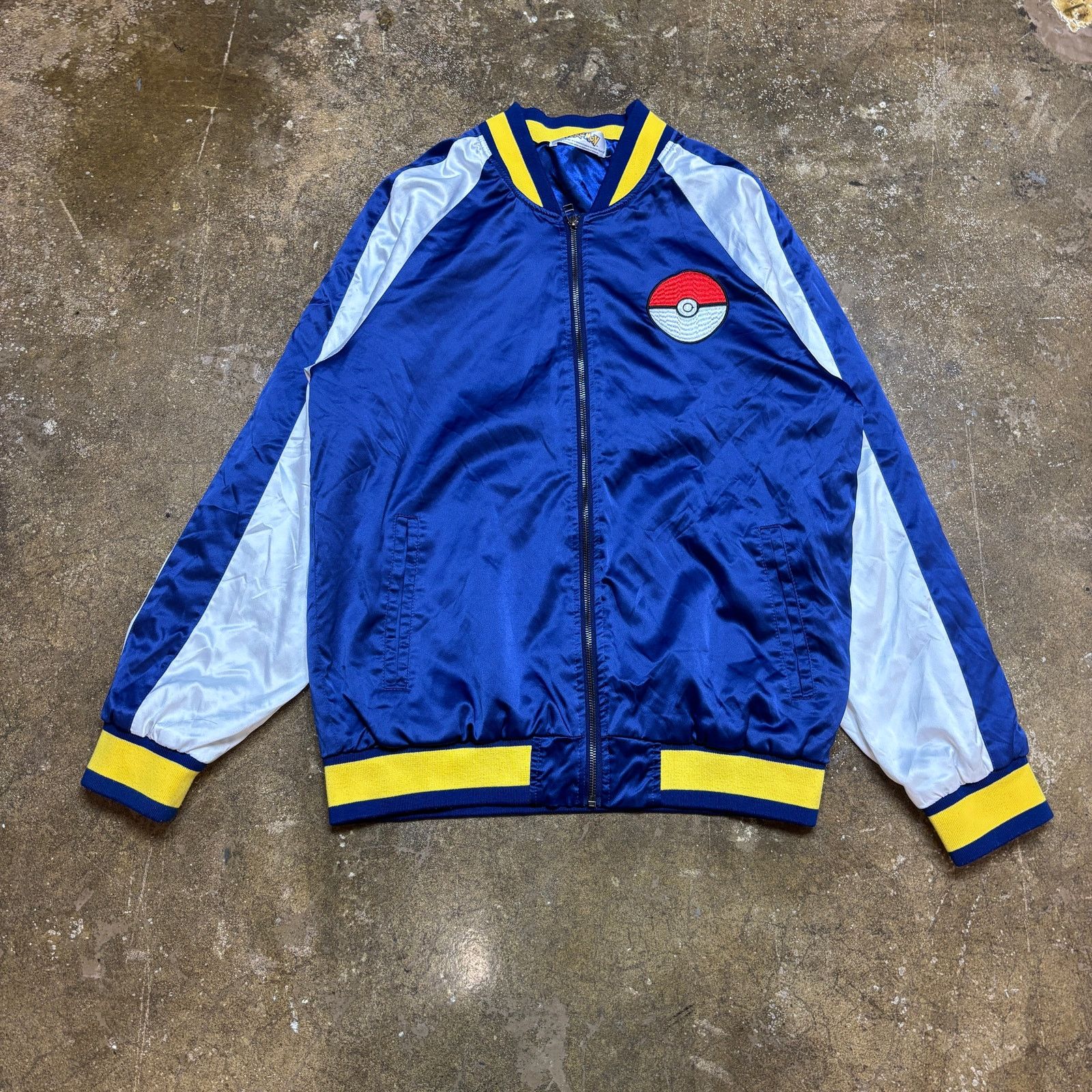 Nintendo × Pokemon Pokemon Pikachu Satin Bomber Sukajan Jacket Men's M Nintendo Size US M / EU 48-50 / 2 - 3 Thumbnail