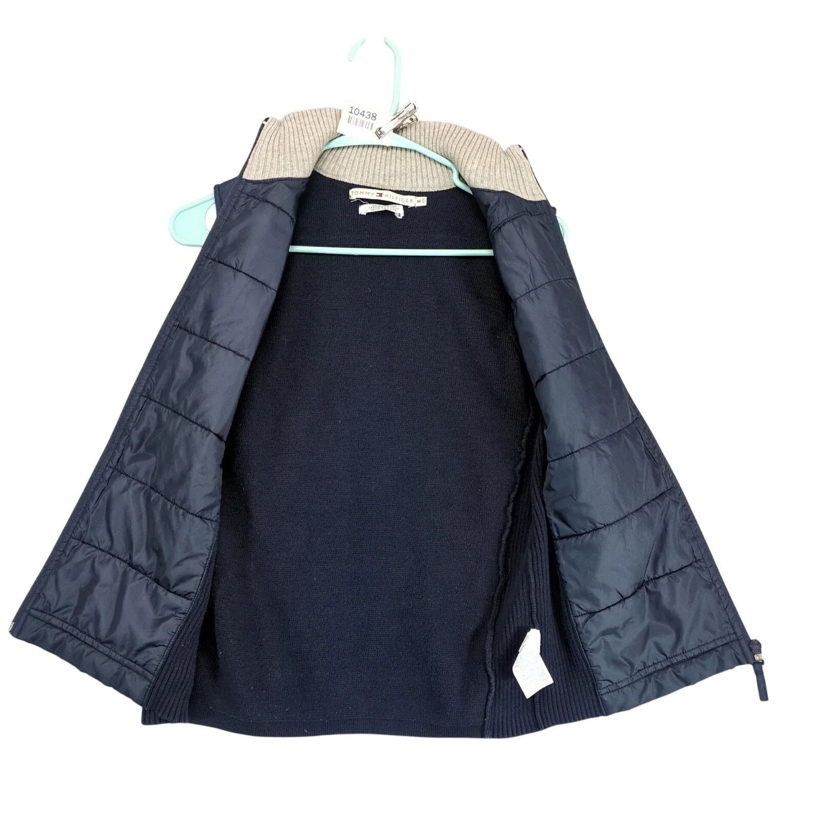 Tommy Hilfiger Vtg Tommy Hilfiger Puffer Vest Womens M Navy Full Zip Logo Size M / US 6-8 / IT 42-44 - 2 Thumbnail