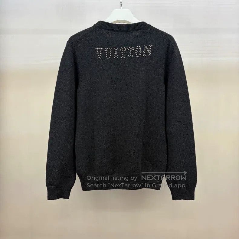 Louis Vuitton Louis Vuitton Sunflower nail bead logo black sweater Size US M / EU 48-50 / 2 - 2 Thumbnail