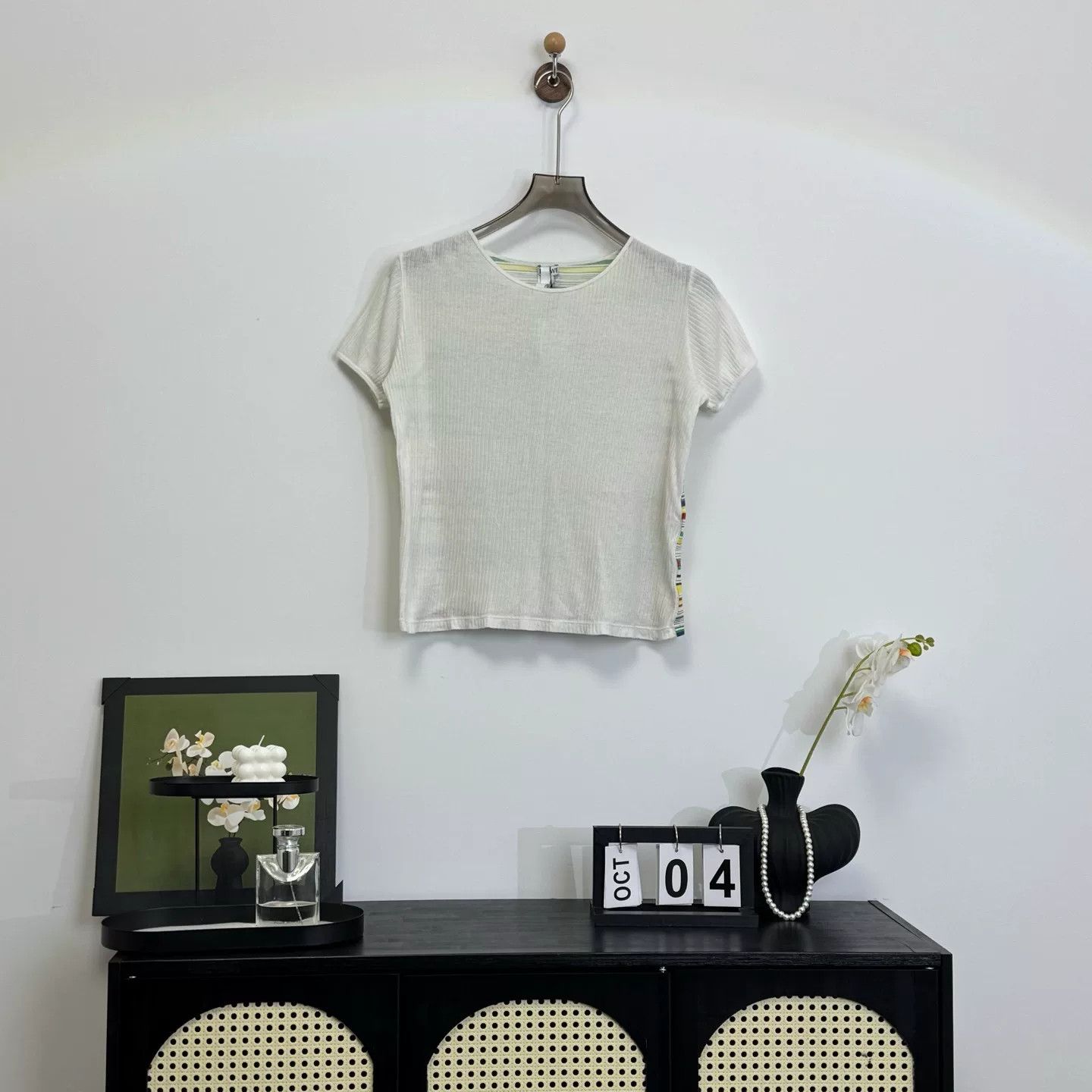 Loewe Loewe Embroidered Logo Short Sleeve Top Size S / US 4 / IT 40 - 1 Thumbnail