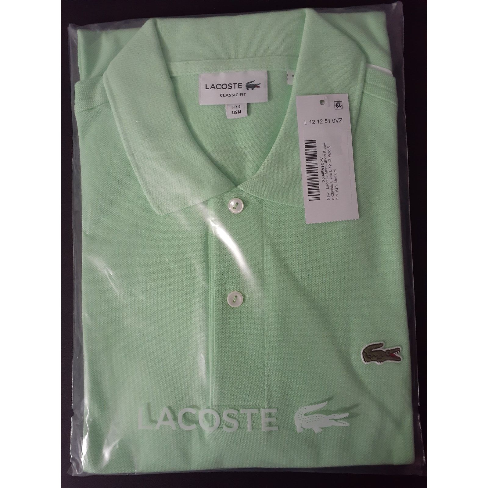 Lacoste Lacoste Mens Legacy Short L.12.12 Pique Polo Shirt Ash M Size US M / EU 48-50 / 2 - 2 Thumbnail
