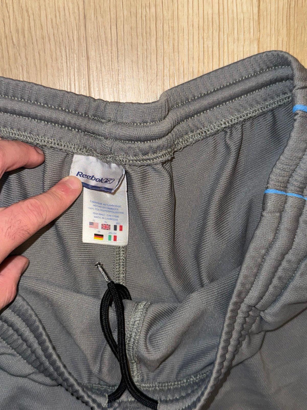 Reebok Reebok Gray/Blue Hoop Mesh Shorts Mens XL Y2K Rare 90s Size US 36 / EU 52 - 3 Thumbnail