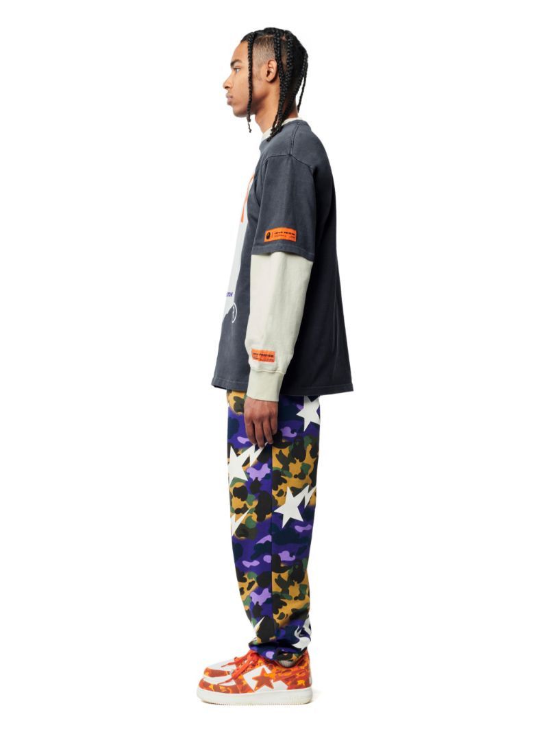 Bape × Heron Preston o1in1s1024 Q:1 / Bape Camo Worker Pants in Multicolor Size US 34 / EU 50 - 3 Thumbnail