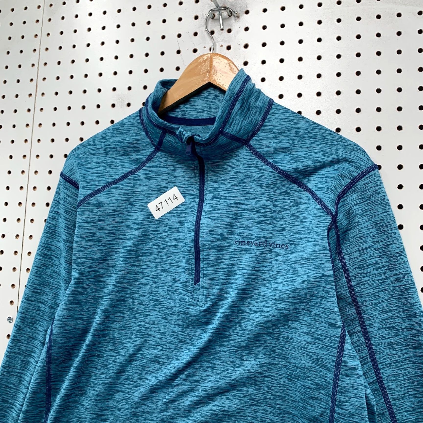 Vineyard Vines Vineyard Vines Performance Pullover 1/4 Zip Mens Small Blue Sankaty Long Sleeve Shirt Size US S / EU 44-46 / 1 - 7 Thumbnail