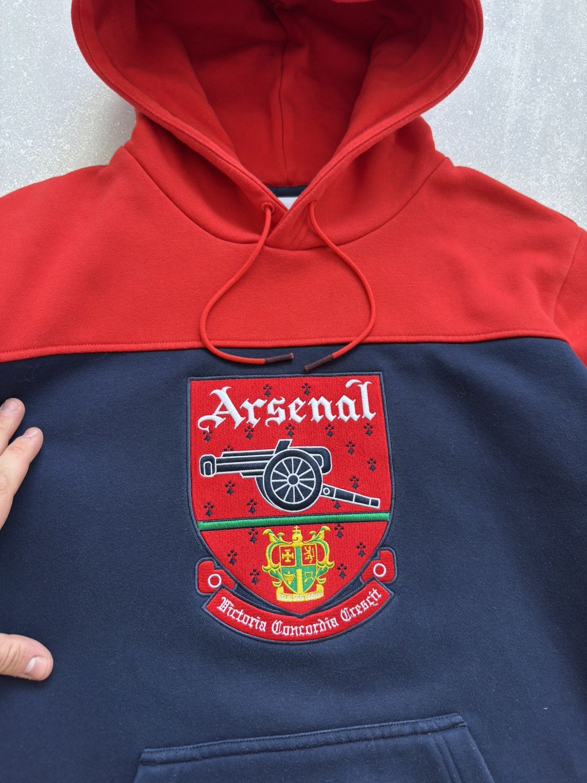Other Adidas Arsenal JVC Big Logo Hoodie Red/Blue size S Size US S / EU 44-46 / 1 - 6 Thumbnail