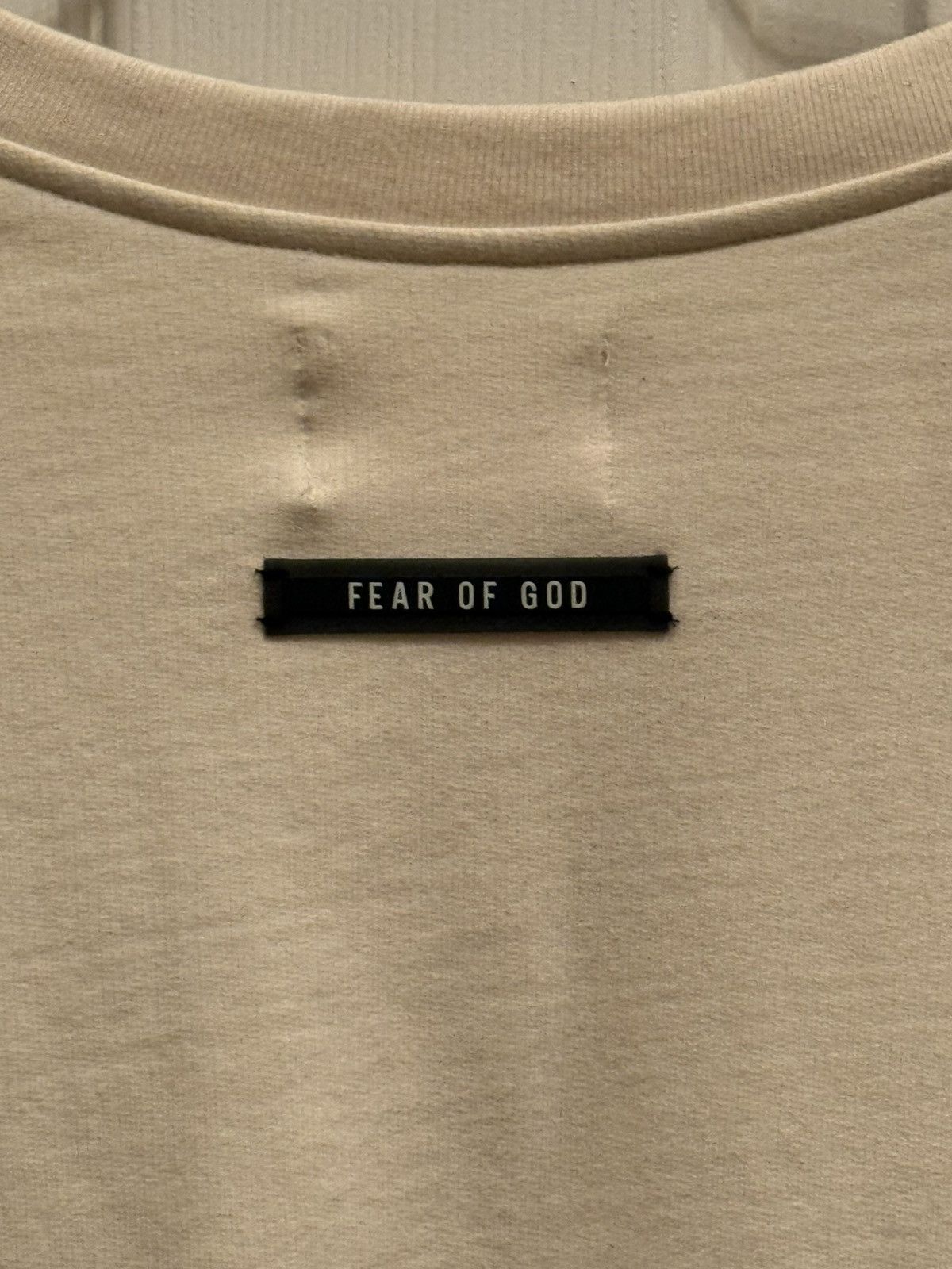 Fear of God FEAR OF GOD Long Sleeve Henley in Cream & Vintage Black Size US S / EU 44-46 / 1 - 5 Thumbnail