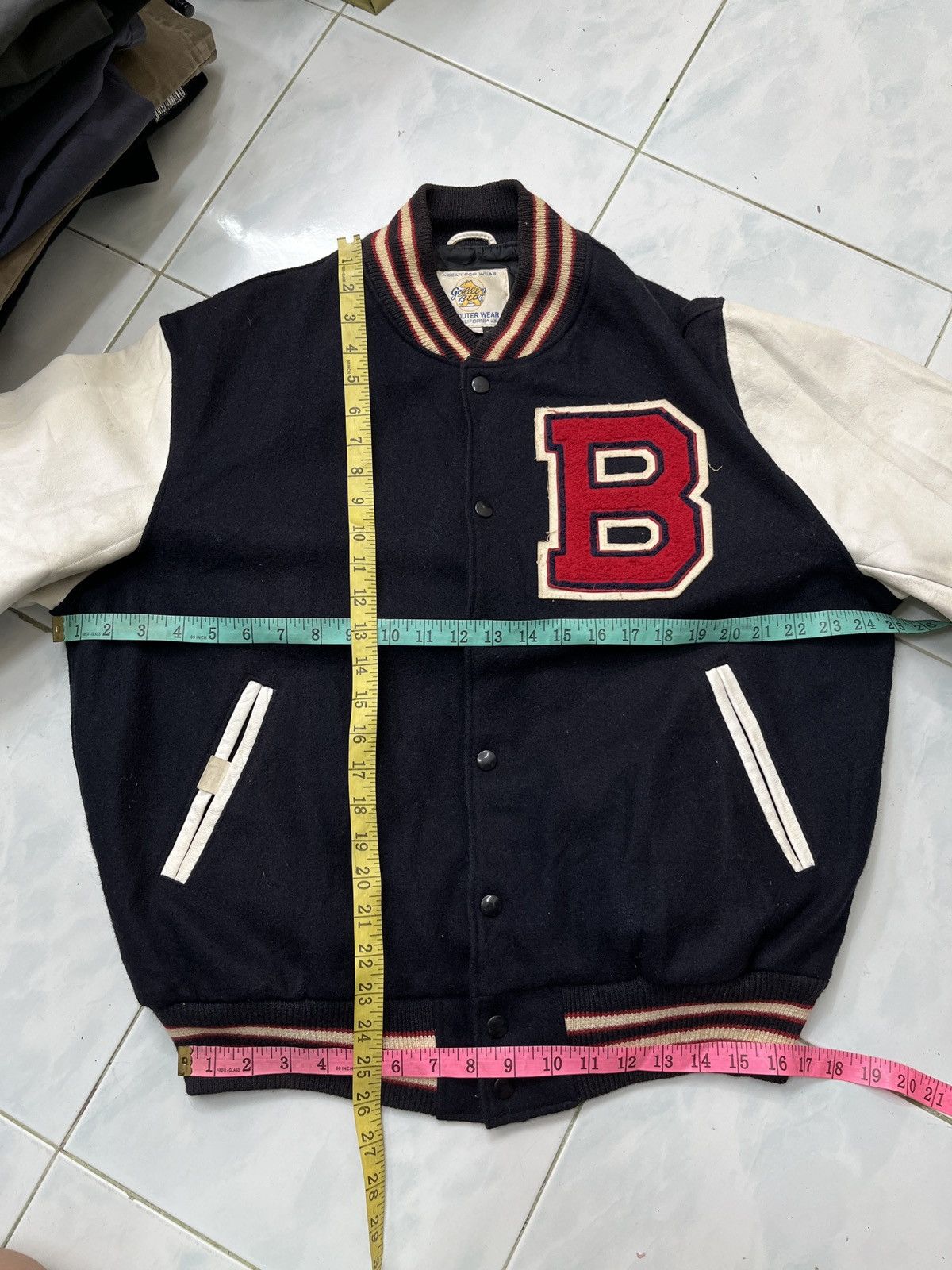 Vintage 🔥🔥🔥ARCHIVE VTG GOLDEN BEAR VARSITY JACKET Size US L / EU 52-54 / 3 - 20 Thumbnail