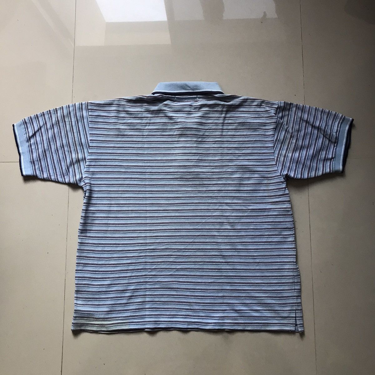 Hook-Ups × Hysteric Glamour Vintage 90s Bitch Skateboards Polo Shirt Stripe blue colar Size US M / EU 48-50 / 2 - 15 Thumbnail