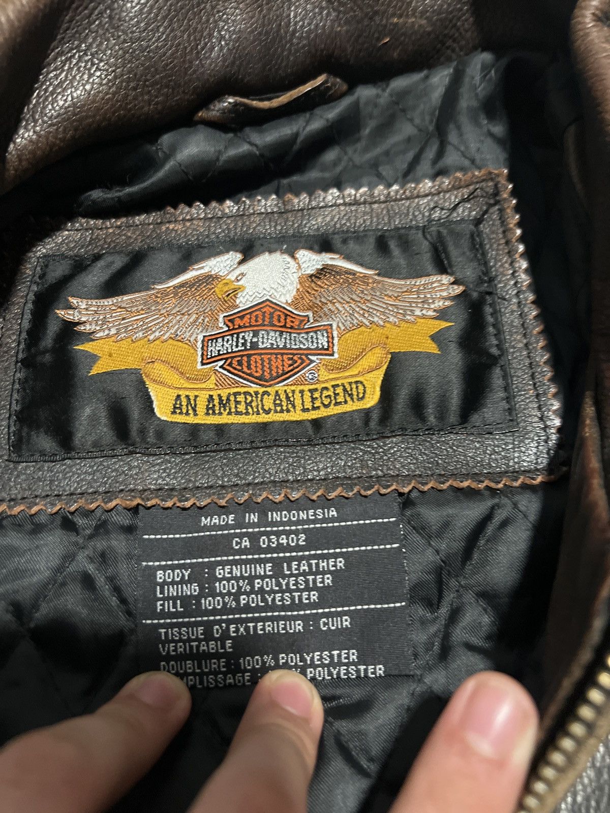 Harley Davidson Vintage Harley Davidson Leather Jacket Size XL Size US XL / EU 56 / 4 - 3 Thumbnail