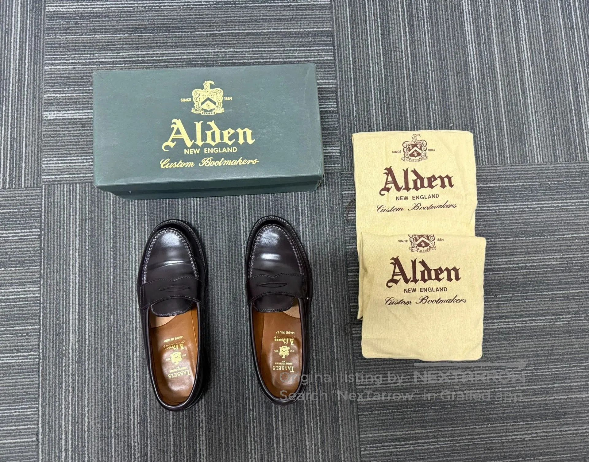 Alden Alden 986 Shell Cordovan Shoes. Size US 8 / EU 41 - 2 Thumbnail