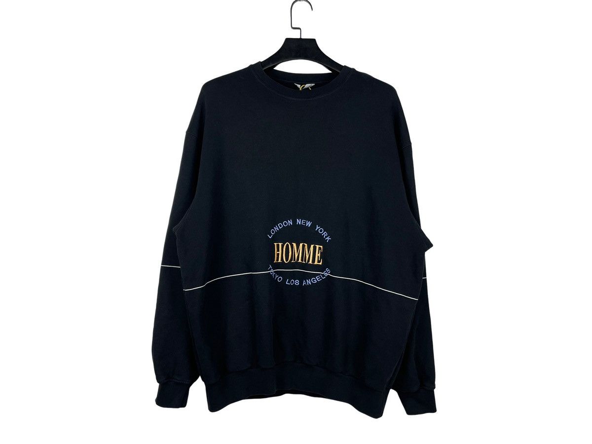 BALENCIAGA 17AW 名作 HOMME刺繍 クルーネック スウェット