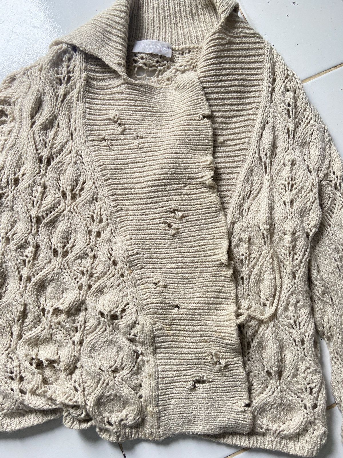 Japanese Brand Tandem destroyed fishtail knit japanese brand Size US M / EU 48-50 / 2 - 2 Thumbnail