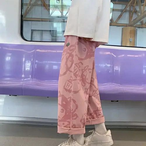 image of Vintage Casual Pants Women in Pink (Size 30)