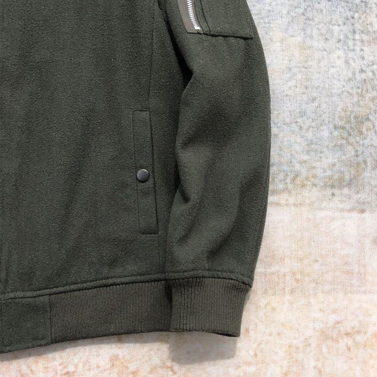 RAGEBLUE Rageblue Australian Merino Wool Ma-1 Blouson Bomber Jacket Size US L / EU 52-54 / 3 - 8 Thumbnail