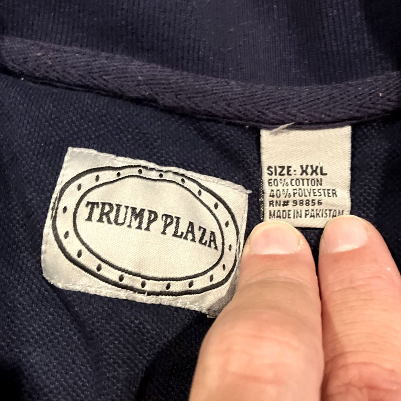 Vintage VINTAGE TRUMP PLAZA Official Embroidered Golf Polo Donald RARE XXL Mens Size US XXL / EU 58 / 5 - 3 Thumbnail