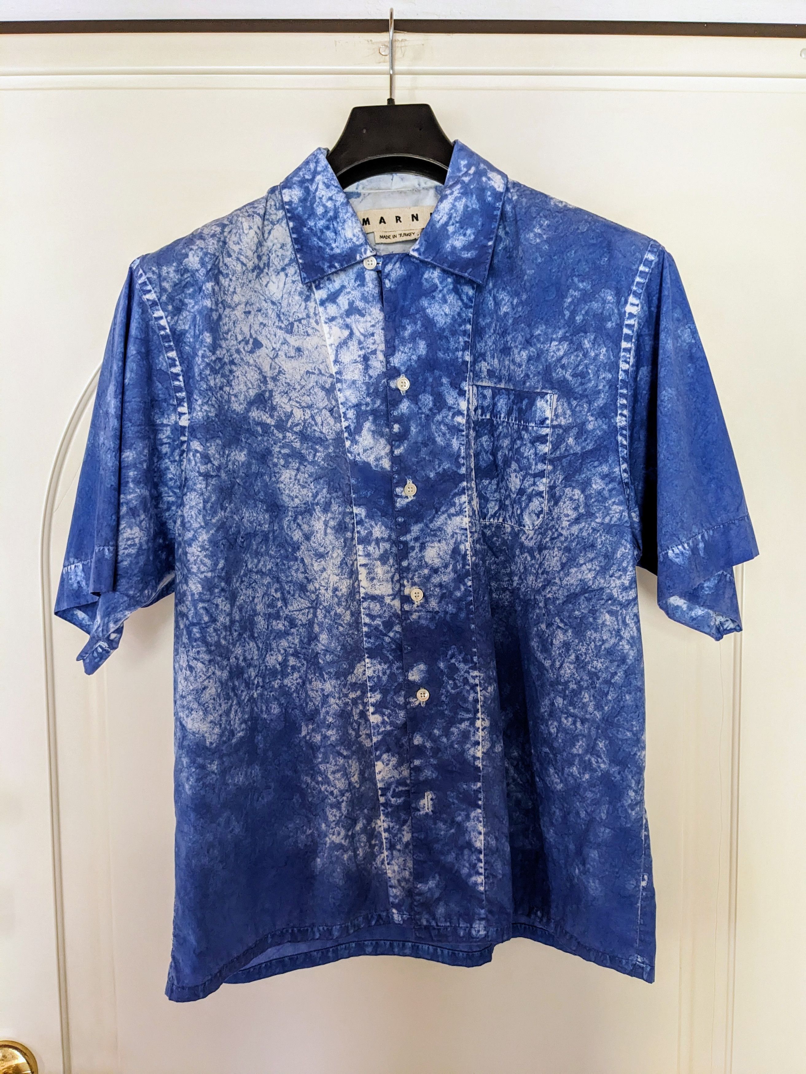 Marni Tie Dye Bowling Shirt Size US M / EU 48-50 / 2 - 3 Thumbnail