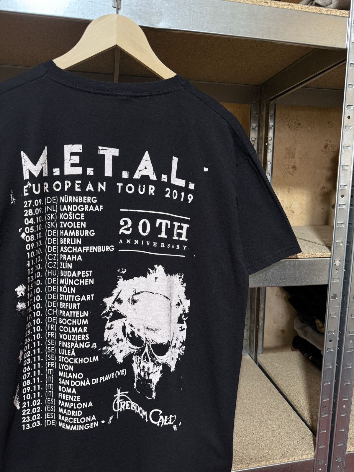 Band Tees × Vintage Vintage Freedom Call Metal European Tour 2019 Rock T-Shirt Size US XL / EU 56 / 4 - 4 Thumbnail