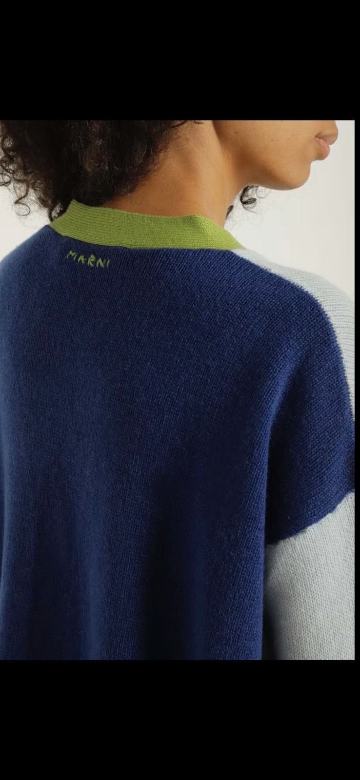 Marni Last Size Marni Colour Block Cashmere Cardigan Size S / US 4 / IT 40 - 4 Thumbnail