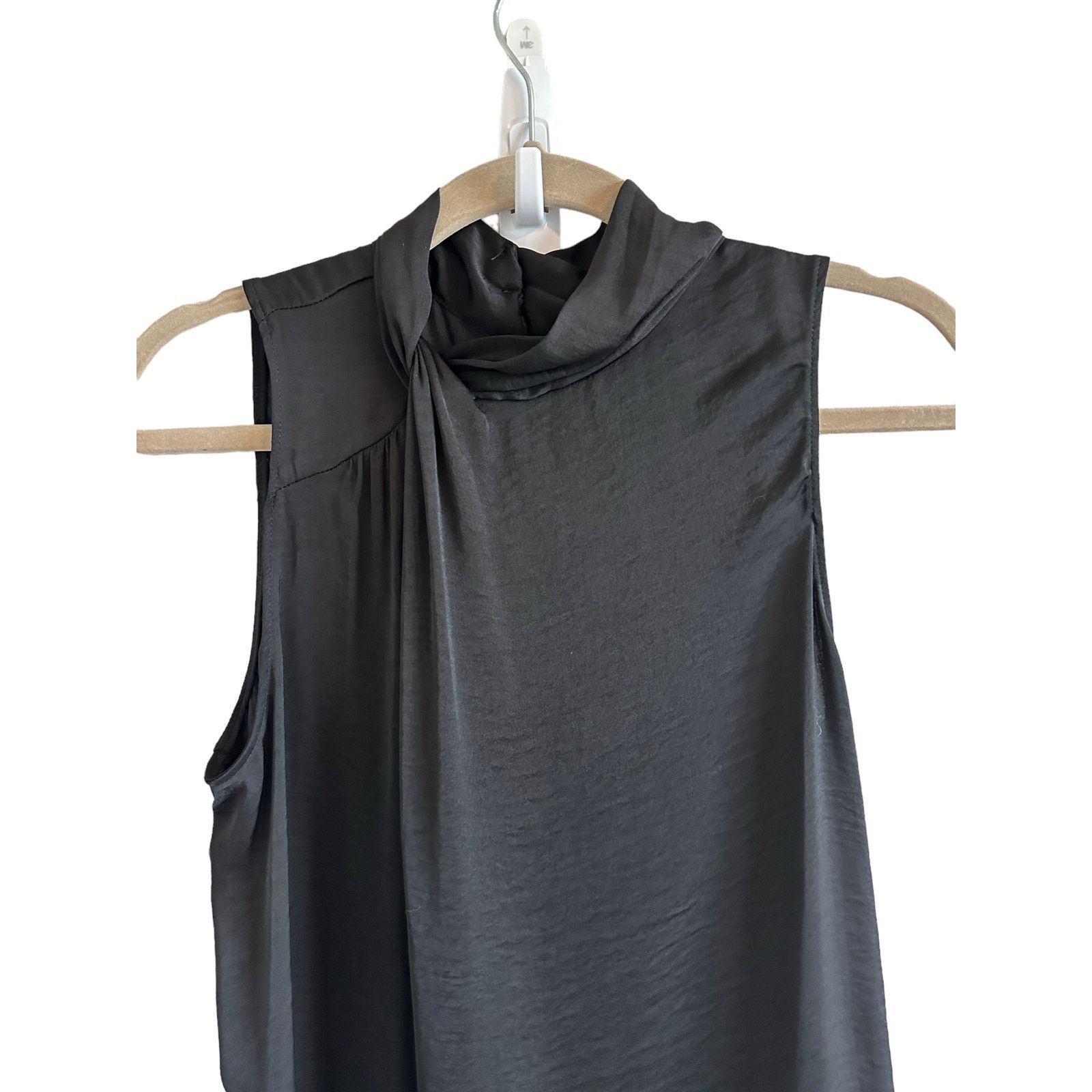 Other Naked Zebra Black Sleeveless Tie Knot High Neck Blouse - M Size M / US 6-8 / IT 42-44 - 3 Thumbnail