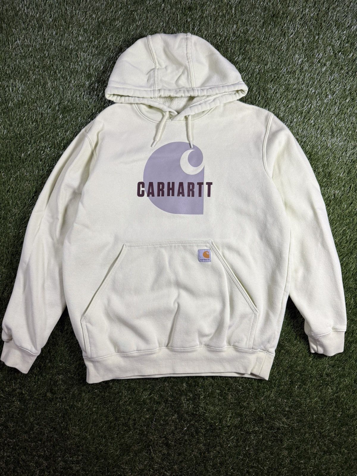 Carhartt Vintage Y2k Carhartt Essential Neon Fall Hoodie Sweatshirt Size US M / EU 48-50 / 2 - 1 Thumbnail