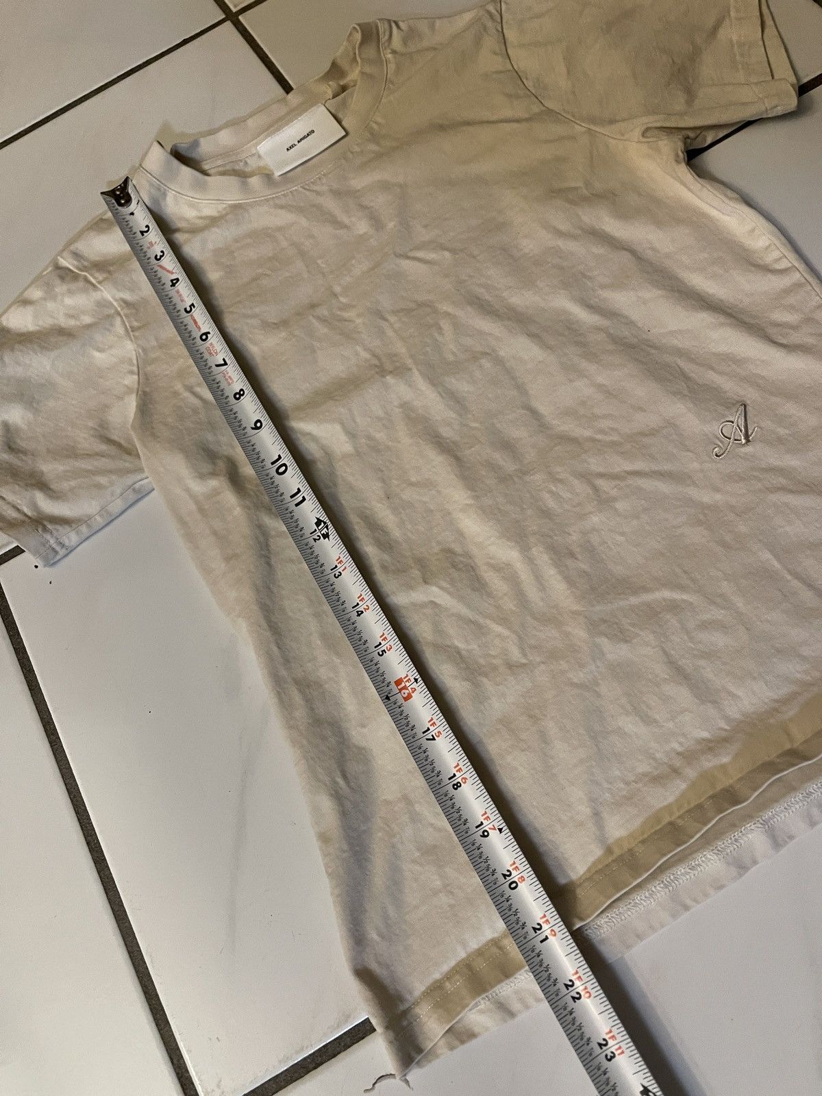 Axel Arigato Axel Arigato Signature Slim T Shirt Size Medium Pale Beige Size M / US 6-8 / IT 42-44 - 4 Thumbnail