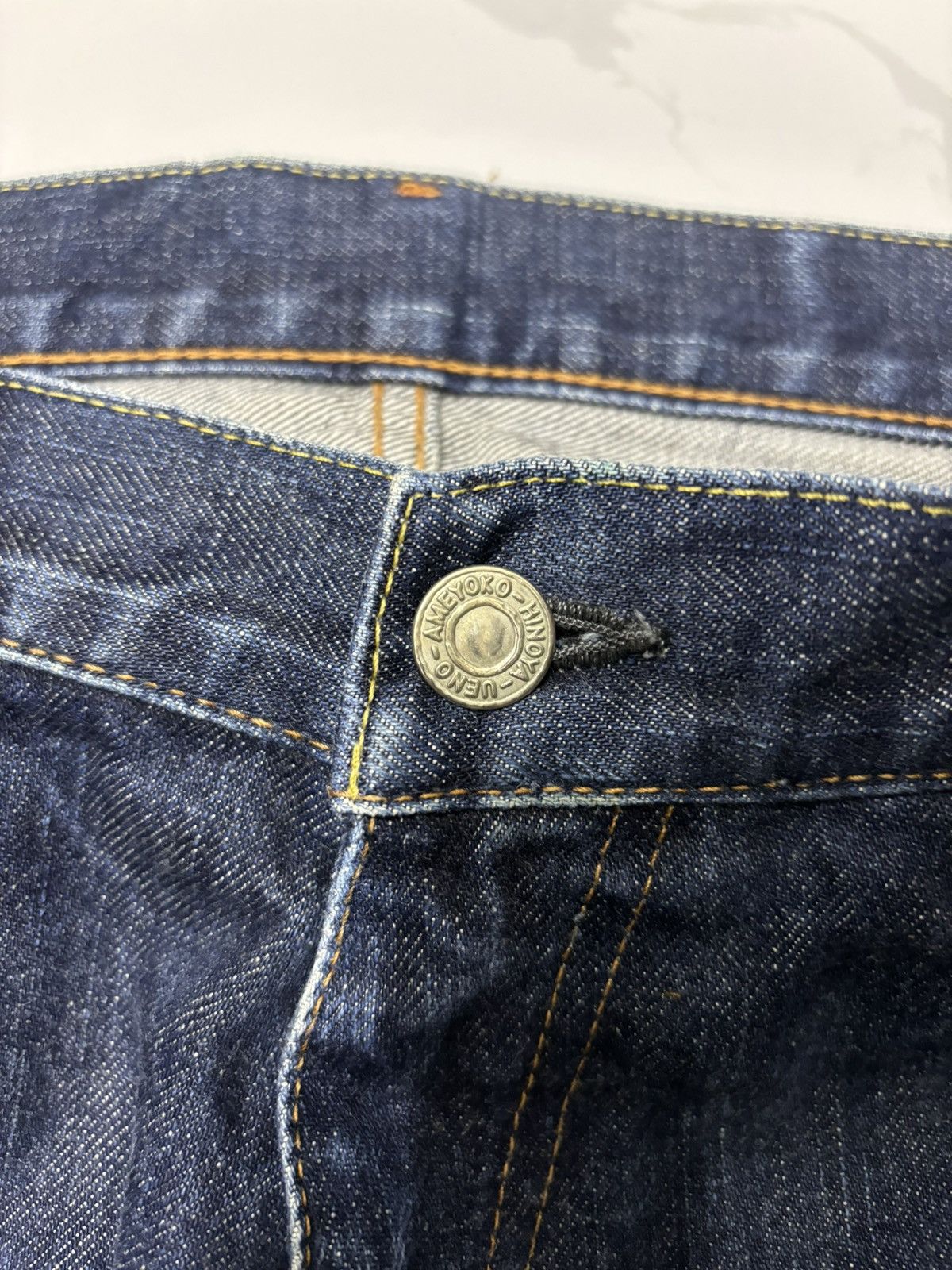 Burgus Plus GRAIL🔥Burgus Plus 🇯🇵 Indigo Bootcut Flared Denim Jeans Size US 32 / EU 48 - 11 Thumbnail