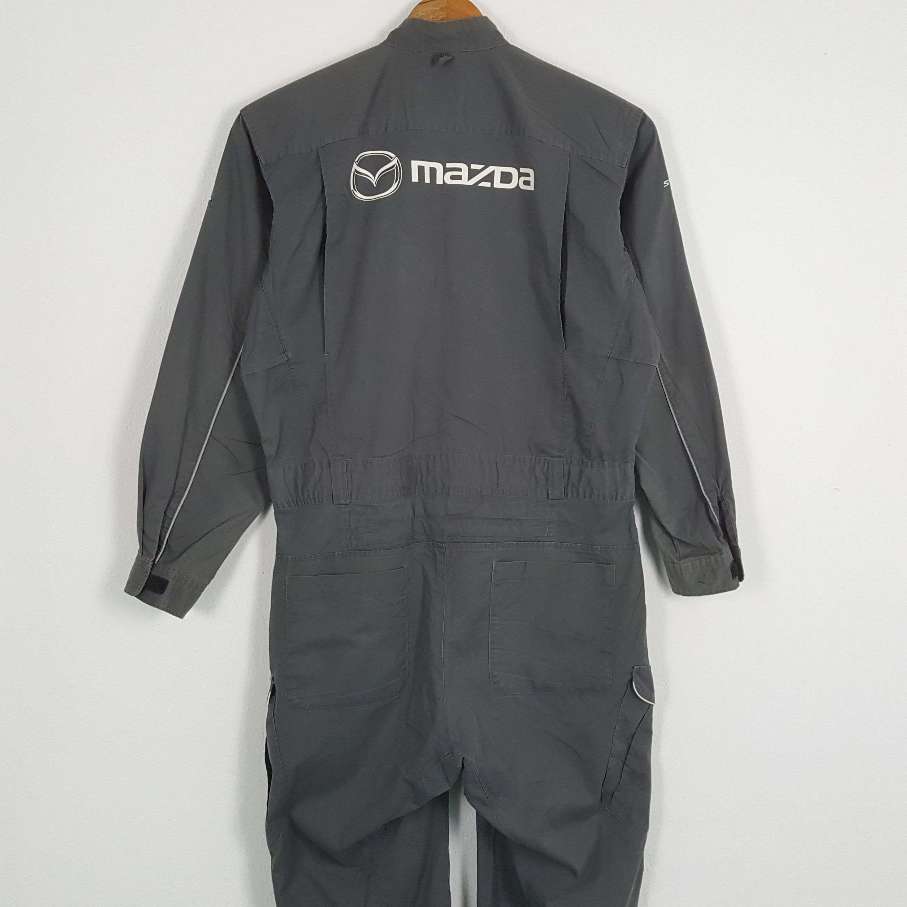Japanese Brand × Vintage Vintage MAZDA Japanese Motorsports Racing Coverall Jacket Size US XL / EU 56 / 4 - 2 Thumbnail