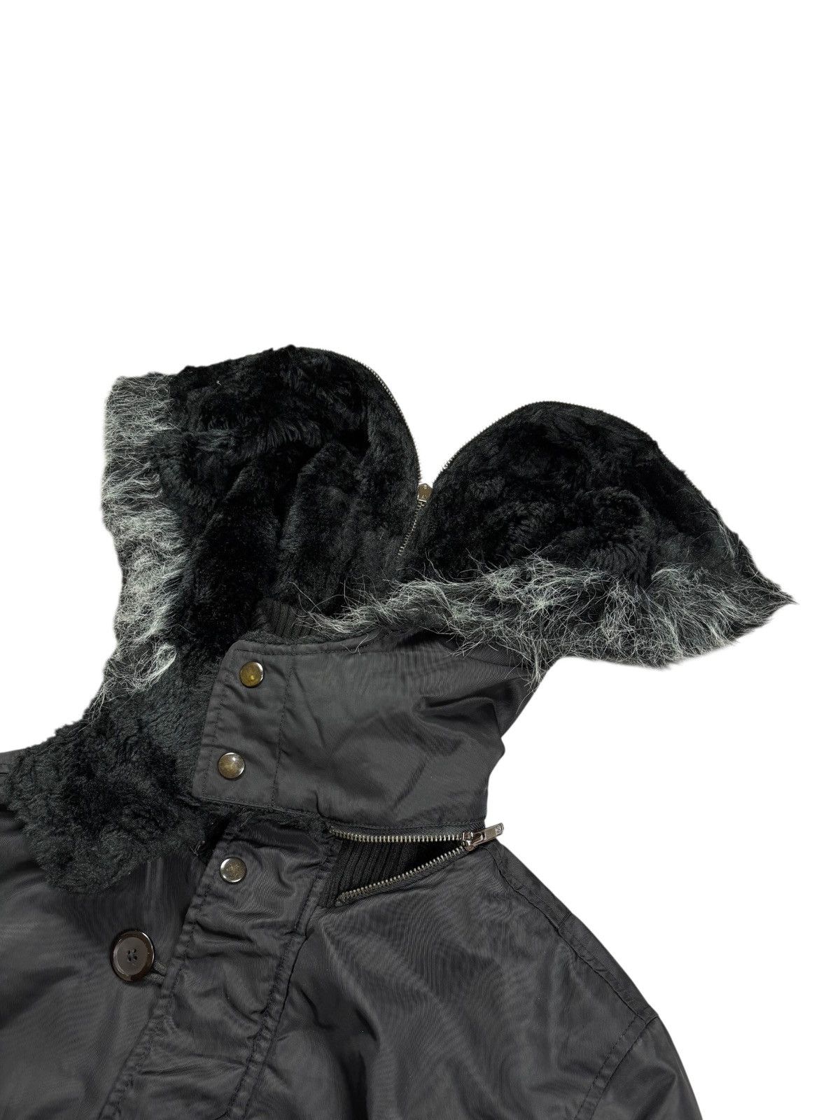 14th Addiction 2000s Buffalo Bobs - Trim Fur Extreme Bomber Jacket Size US M / EU 48-50 / 2 - 9 Thumbnail